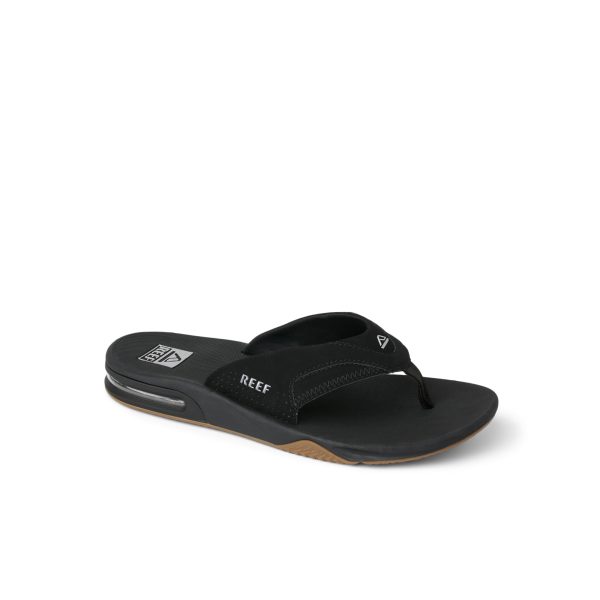 Fanning Men's Bottle Opener Flip Flop, Arch Support, Durable Outsole, Water Friendly