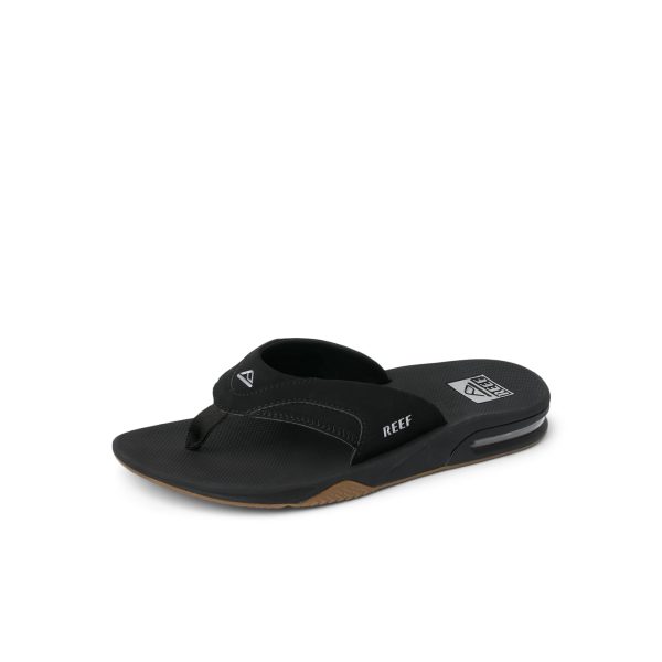 Fanning Men's Bottle Opener Flip Flop, Arch Support, Durable Outsole, Water Friendly