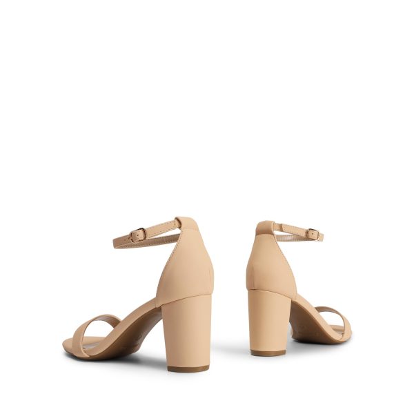 Women's Chunk Low Heel Pump Sandals