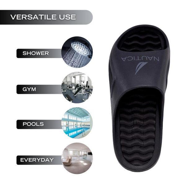 Men's Athletic Slides Sport Shower Sandals for Indoor & Outdoor - Lightweight, Durable and Comfortable