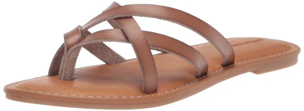 Women's Strappy Slide Flat Sandal