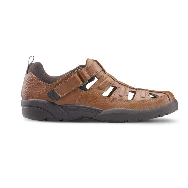 Fisherman Men's Therapeutic Diabetic Extra Depth Sandal: Chestnut 13.0 Wide (E/2E)