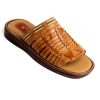 Handmade Leather Huaraches for Men - Slip-On Open Toe Sandals - Comfortable, Breathable, Lightweight, Water Resistant, Tan Color