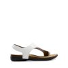 Women's Comfortable Cork Footbed Arch Support Sandals Casual to Dressy Thong Walking Flat Sandals for Summer