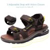 Mens Athletic Sandals Open Toe Hiking Outdoor Non-slip Sandals Air Cushion Sport Casual Beach Sandals