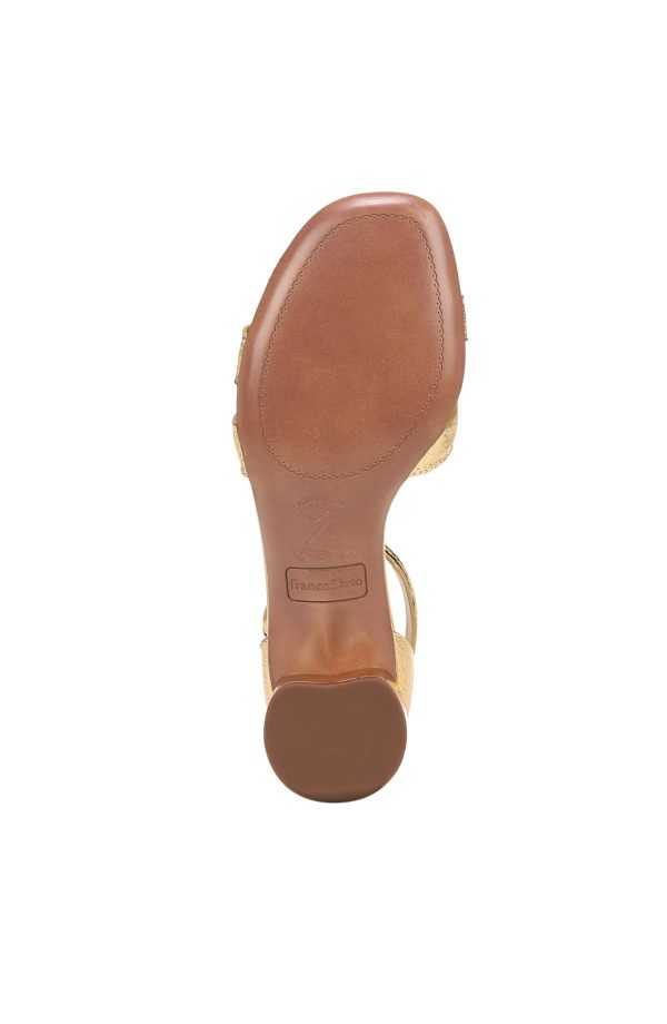 Women's Nora Ankle Strap Low Block Heel Sandal Heeled