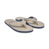 - Pier- Men's Classic Pebbled Nubuck Leather Flip Flop with a Zigzag Deco Strap- No Break Ins, Firm Arch Support, and Cupped