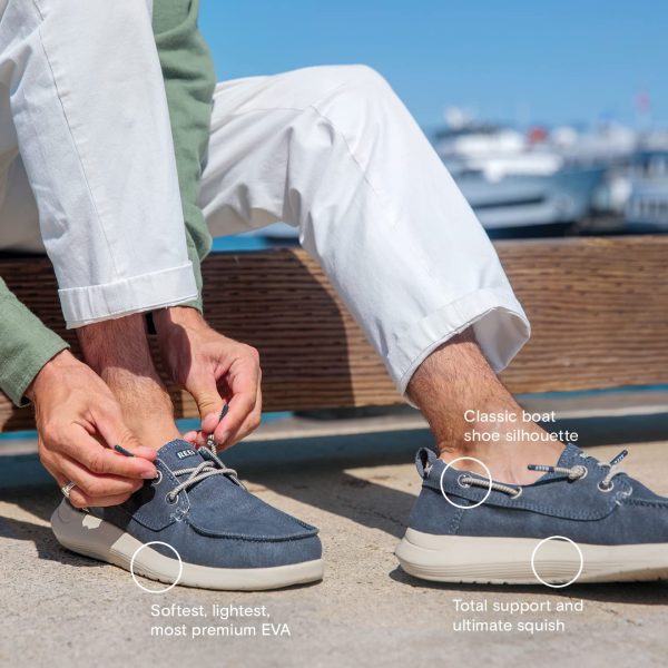 Swellsole Pier Boat Shoe, Memory Foam Footbed, Lightweight and Flexible