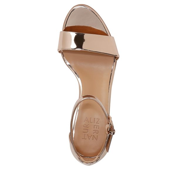 Womens Vera Ankle Strap Block Heel Dress Sandal