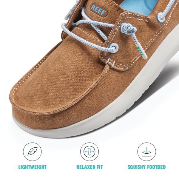 Swellsole Pier Boat Shoe, Memory Foam Footbed, Lightweight and Flexible