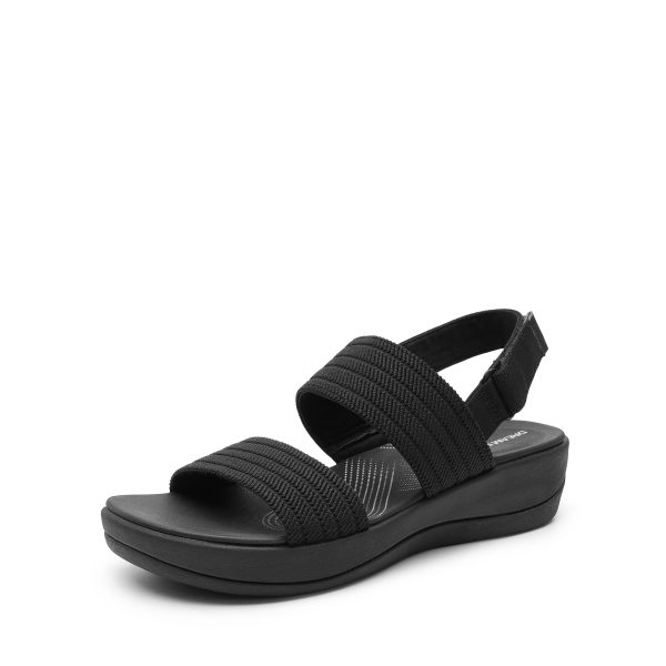 Women's Walking Sandals Lightweight Soft Footbed Low Wedge Comfort Indoor Outdoor Flat Sandals