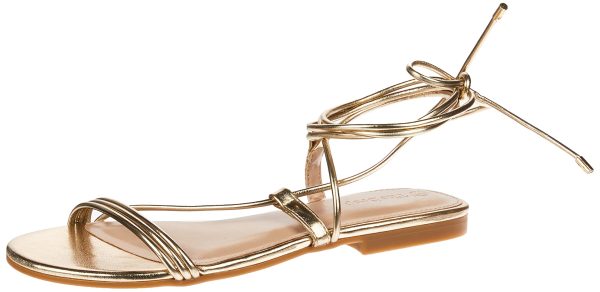 Women's Samantha Flat Strappy Lace-up Sandal