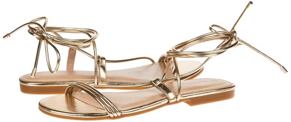 Women's Samantha Flat Strappy Lace-up Sandal
