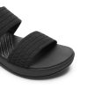 Women's Walking Sandals Lightweight Soft Footbed Low Wedge Comfort Indoor Outdoor Flat Sandals