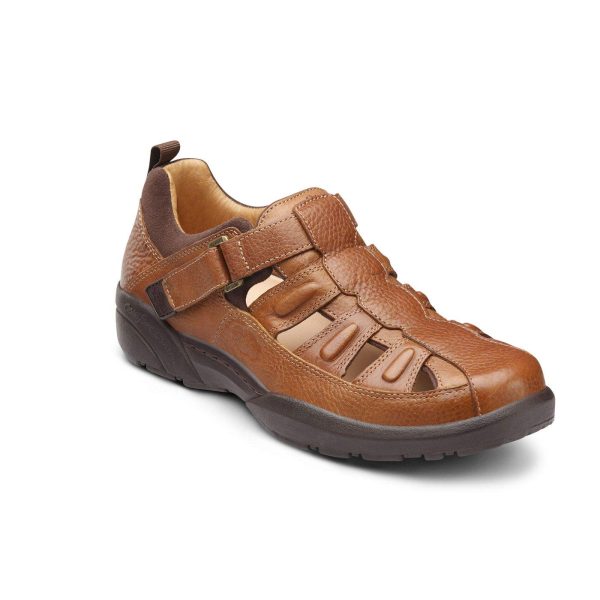 Fisherman Men's Therapeutic Diabetic Extra Depth Sandal: Chestnut 13.0 Wide (E/2E)