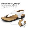 Women's Comfortable Cork Footbed Arch Support Sandals Casual to Dressy Thong Walking Flat Sandals for Summer