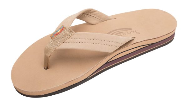 Women's Double Layer Premier Leather Sandals w/Arch Support