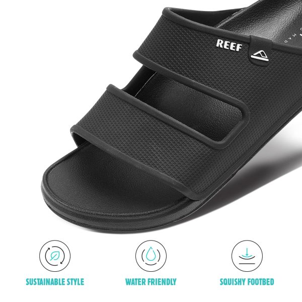 Oasis Double Up Men's Waterproof Slide Sandal, Soft and Supportive Molded Footbed