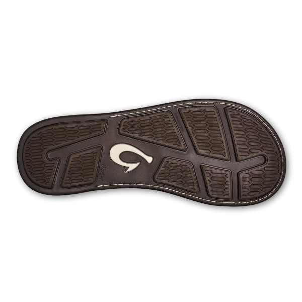 Tuahine Men's Waterproof Leather Sandals, Versatile Beach Flip Flops, Arch Support & Comfort Fit, Lightweight & Durable,