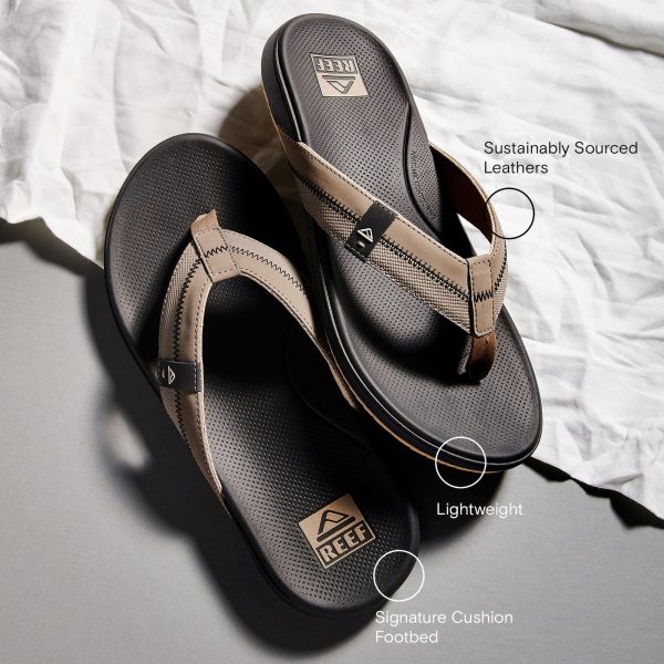 Cushion Phantom 2.0 Men's Flip Flop, Ultra Soft Cushion Footbed